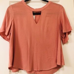 Elodie Peach Blouse